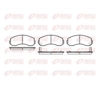 Brake pads Front Axle 0619.02 REMSA for ASIA MOTORS KIA