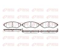 Brake pads Front Axle 0645.22 REMSA for CHEVROLET DAEWOO