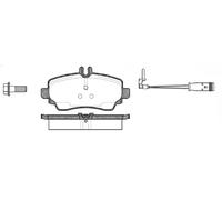 REMSA 0650.22 Brake pad set