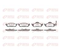 Brake pads Front Axle 0697.01 REMSA for MERCEDES-BENZ M-CLASS