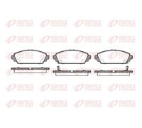 Brake pads Front Axle 0700.02 REMSA for HONDA ACCORD VI CIVIC VII Hatchback