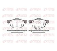 Brake pads Front Axle 0713.00 REMSA for VOLVO V70 C70 I Coupe S80 I V70 Mk II
