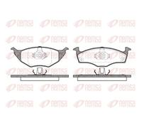 Brake pads Front Axle 0718.00 REMSA for VW SEAT