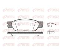 REMSA 0731.00 Brake pad set