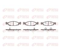 REMSA 0736.02 Brake pad set