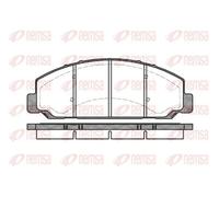 Brake pads Front Axle 0764.00 REMSA for AUDI ALFA ROMEO