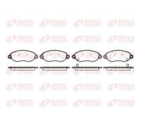 BRAKE PAD SET DISC BRAKE 0772.02 FOR FORD TRANSIT/Van/Bus/Platform/Chassis 2.4L