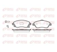 REMSA 0774.12 Brake pad set