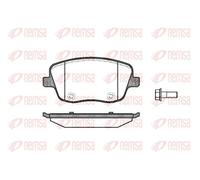 Remsa Disc Brake Pad Set 0775.00 - Front Axle - for VW Polo Classic, SEAT, Skoda