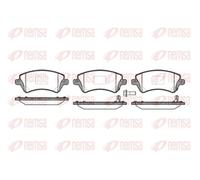 BRAKE PAD SET DISC BRAKE 0822.12 FOR TOYOTA COROLLA/ALTIS/ALLEX/FIELDER/Verso
