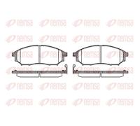 REMSA 0852.14 Brake pad set