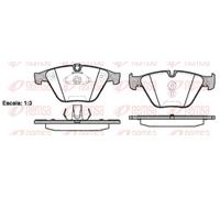 REMSA 0857.20 Brake pad set