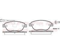 REMSA 0859.11 Brake pad set