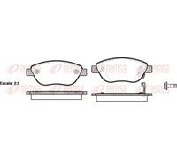 REMSA 0859.21 Brake pad set