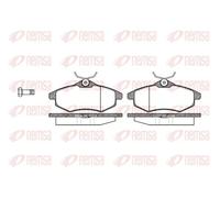 REMSA 0881.00 Brake pad set
