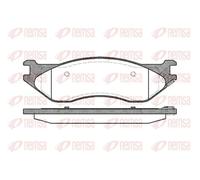REMSA 0887.04 Brake pad set