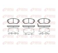 Brake pads Front Axle 0951.11 REMSA for SUBARU IMPREZA Saloon FORESTER LEGACY IV