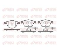REMSA 0964.02 Brake pad set