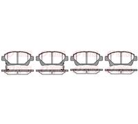 Brake pads Front Axle 0971.12 REMSA for ASTON MARTIN TOYOTA