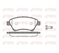 BRAKE PAD SET DISC BRAKE 0976.00 FOR RENAULT SCENIC/II/GRAND MEGANE/-Cabriolet