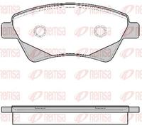 Brake pads Front Axle 0976.20 REMSA for RENAULT KANGOO Express KANGOO MEGANE II