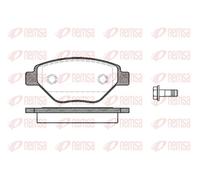 Brake pads Front Axle 0977.00 REMSA for RENAULT MEGANE II MEGANE II Saloon