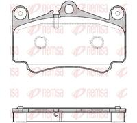 REMSA 0981.00 Brake pad set