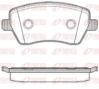 REMSA 0987.00 Brake pad set