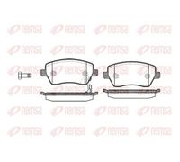 REMSA 0987.11 Brake Pad Set, disc brake for CHANGAN,NISSAN,OPEL,SUZUKI,SUZUKI (C