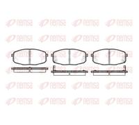 Brake pads Front Axle 1038.02 REMSA for KIA CARENS I MPV