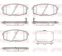 Brake pads Front Axle 1038.12 REMSA for HYUNDAI KIA