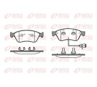 REMSA 1056.12 Brake pad set