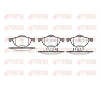 Brake pads Front Axle 1068.02 REMSA for HONDA ACCORD VII ACCORD VII Tourer