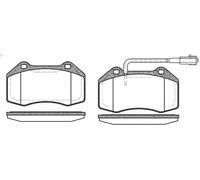 REMSA 1113.12 Brake pad set