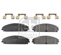 Brake Pads Set fits DODGE CHALLENGER SRT8 6.1 Front 2007 on ESF 05142558AA Febi