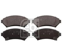 Brake pads Front Axle 116156 FEBI BILSTEIN for OPEL BUICK