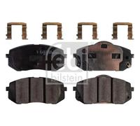 Brake Pads Set fits KIA SOUL Mk2 1.6D Front 14 to 16 D4FB 58101B2A60 Febi New