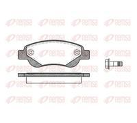 Brake pads Front Axle 1177.00 REMSA for CITROËN PEUGEOT TOYOTA