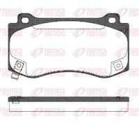 Brake pads Front Axle 1185.04 REMSA for CHRYSLER JEEP