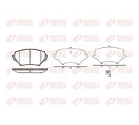 Brake pads Front Axle 1189.01 REMSA for MAZDA MX-5 Mk III