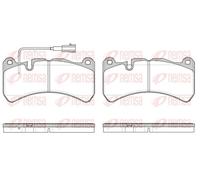 Brake pads Front Axle 1192.11 REMSA for MERCEDES-BENZ MASERATI