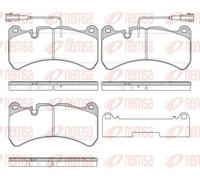 Brake pads Front Axle 1192.24 REMSA for ALFA ROMEO GIULIA STELVIO