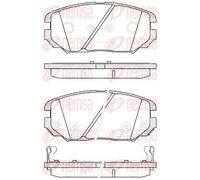 REMSA 1204.12 Brake pad set