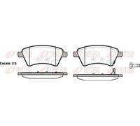 REMSA 1215.01 Brake pad set