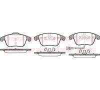 REMSA 1219.21 Brake pad set