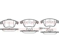 REMSA 1219.21 Brake pad set