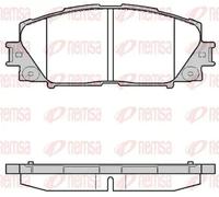 Brake pads Front Axle 1224.10 REMSA for TOYOTA PRIUS PRIUS PHV