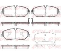 Brake pads Front Axle 1226.32 REMSA for HYUNDAI H350 Bus H350 Van