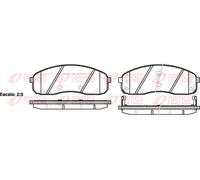 REMSA 1244.02 Brake pad set