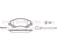 REMSA 1251.02 Brake pad set